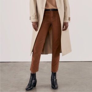 Nili Lotan Jenna Brown Corduroy Pants 2